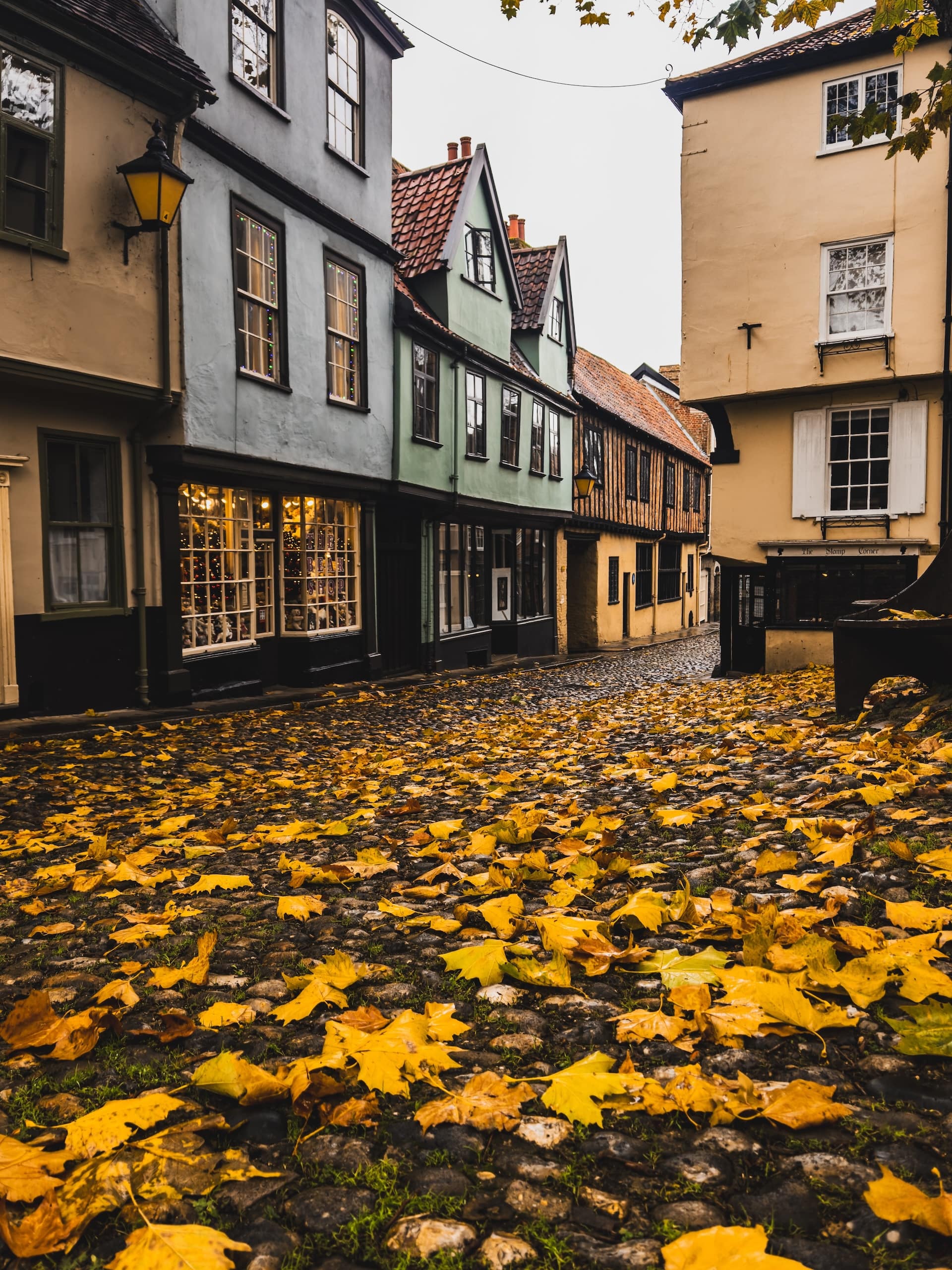 A view of Elm Hill, Norwich