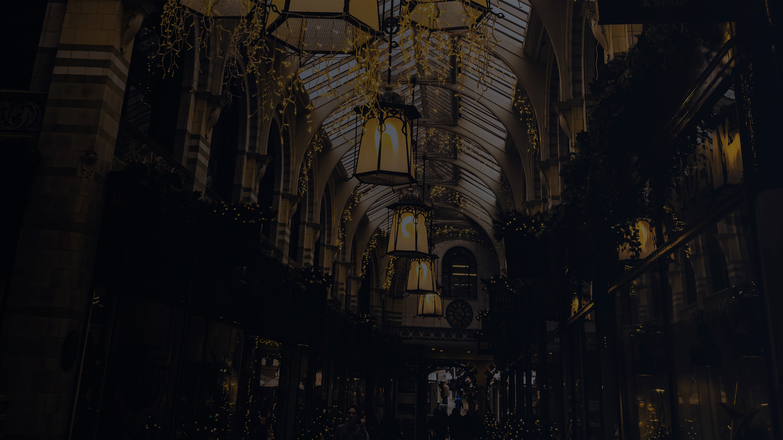 A view of the Royal Arcade, Norwich